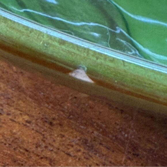 Vintage 1971 Los Angeles Potteries #514 Large 14.5” Pasta Bowl Raised Vegetables - Picture 6 of 14